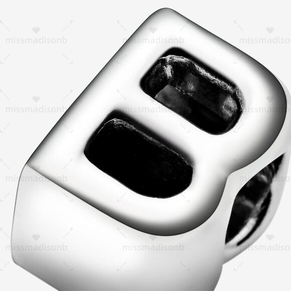 Pandora Letter B Alphabet Charm - Picture 2 of 6